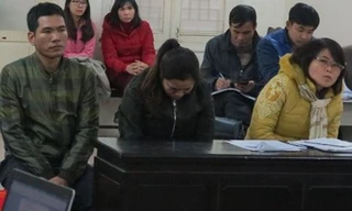 Các bị cáo tại phiên tòa ngày 30/1/2017.