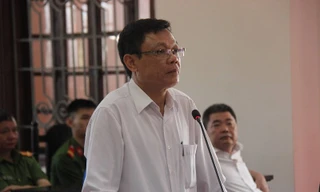 Bị cáo Vũ Văn Vinh tại tòa phúc thẩm ngày 31/10.