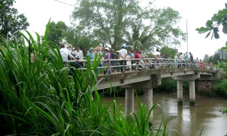 Hiện trường nơi phát hiện ra thi thể Phạm Công T.,