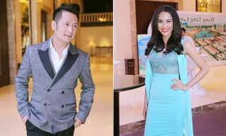 Bằng Kiều và Dương Mỹ Linh cùng dự sự kiện nhưng không chụp ảnh chung.