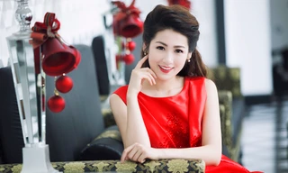 Á hậu Tú Anh lộng lẫy ở Hà Nội, Sài Gòn trong cùng 1 ngày