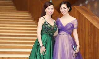 Hoa hậu Diệu Hoa và Giáng My đều là những người bạn thân thiết của NTK Hoàng Hải.