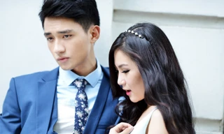 Hương Tràm e ấp bên bạn diễn Hữu Vy.