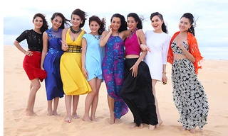 Thúy Hằng khoe dáng cùng dàn thí sinh Miss Ngôi Sao