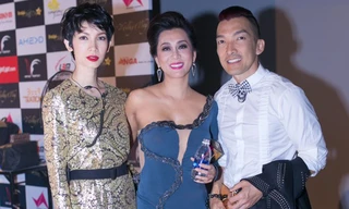 Không được cấp phép làm MC, Kỳ Duyên vẫn xuất hiện lộng lẫy trên thảm đỏ 'Đêm hội chân dài 8'.