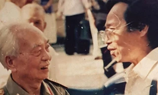 Ông Trịnh Tiến và Đại tướng Võ Nguyên Giáp