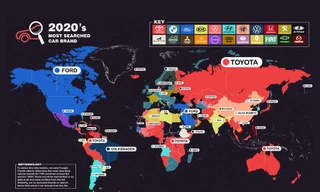 Thương hiệu ôtô nào được tìm kiếm nhiều nhất năm 2020?