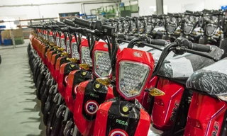 Pega tung chiến dịch gây sốc để khách hàng đổi lấy những chiếc xe điện của mình. Ảnh: Sơn Phạm