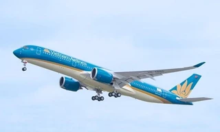 Máy bay của hãng hàng không Vietnam Airlines. (Ảnh: Vietnam+)