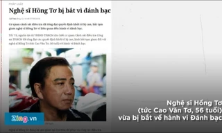 Nghệ sĩ hài Hồng Tơ từng lên truyền hình thừa nhận đánh bạc thua 100.000 USD