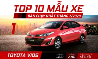 Ôtô lắp ráp thống trị top 10 ôtô bán chạy tháng 7