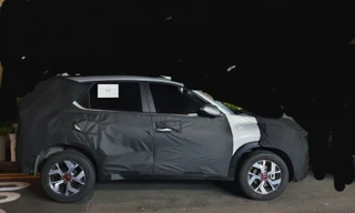Kia Sonet lộ ảnh chạy thử mới, không có phanh đĩa bánh sau