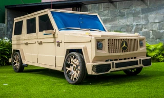 Độc đáo chiếc Mercedes-Benz G 63 chế từ bìa carton