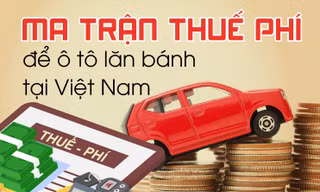 'Ma trận' thuế, phí để ô tô lăn bánh tại Việt Nam