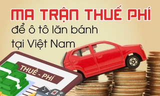 'Ma trận' thuế, phí để ô tô lăn bánh tại Việt Nam
