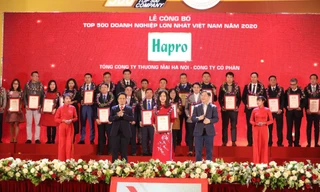 Hapro: 14 năm liên tiếp được vinh danh top 500 doanh nghiệp lớn nhất Việt Nam