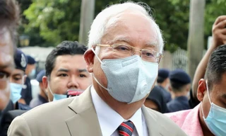 Ông Najib Razak xuất hiện tại toà hôm nay, 28/7. Ảnh: Reuters