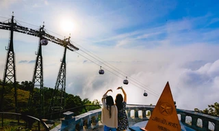 Ngắm nhìn Núi Bà Tây Ninh đẹp vi diệu những ngày đầu xuân