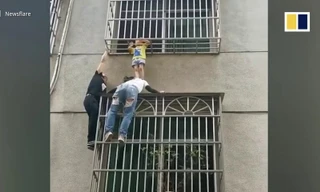 Người phụ nữ 'anh hùng' để bé gái ngã lọt 'chuồng cọp' đứng trên vai suốt 20 phút