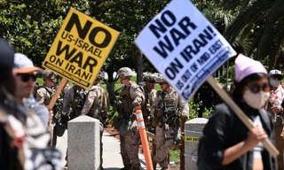 Người Mỹ xuống đường kêu gọi Nhà Trắng không can dự xung đột ở Trung Đông