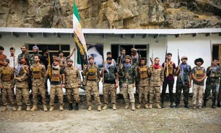 Phe kháng chiến ở Thung lũng Panjshir. Ảnh: BBC