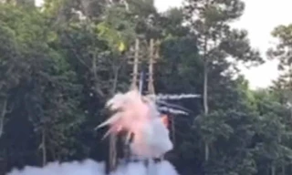 Thái Lan: Tên lửa 'cầu mưa' phát nổ lao vào đám đông, gần 40 người bị thương