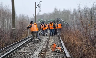 Tàu hoả trật bánh vì một vụ nổ, Nga mở cuộc điều tra khủng bố