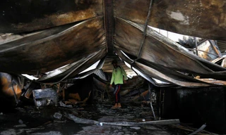 Vụ cháy khu điều trị bệnh nhân COVID-19 Iraq: Cận cảnh hiện trường, thương vong tăng sốc