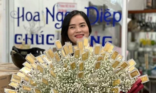 Tình tiết bất ngờ vụ bó hoa đính 100 cây vàng gây xôn xao ở Cần Thơ