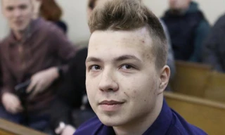 Nhà báo phe đối lập Roman Protasevich (quốc tịch Belarus). Ảnh: Reuters