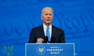 Ông Biden phát biểu ngày 14/12. Ảnh: Reuters