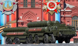 Hệ thống phòng thủ S-400 Nga. Ảnh: AP