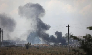 Ukraine nói hệ thống phòng thủ của Nga ở Crimea bị hư hại