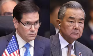 Ngoại trưởng Mỹ Marco Rubio gặp Ngoại trưởng Trung Quốc Vương Nghị