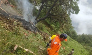 Rơi trực thăng ở Ấn Độ, không ai sống sót