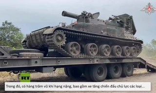 Cận cảnh kho vũ khí tập đoàn Wagner giao nộp cho quân đội Nga