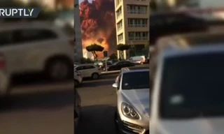 Thót tim nhìn vụ nổ cảng Beirut ở khoảng cách cực gần