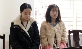 Trần Thị Hiền Trang và Trần Thị Lan. (Ảnh: CTV)