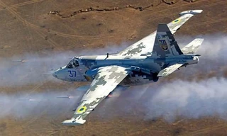 Phòng không Nga bắn rơi máy bay Su-25 của Ukraine
