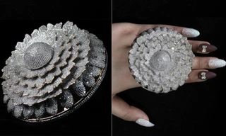 Ngắm chiếc nhẫn 'Cúc vạn thọ' lập kỉ lục thế giới với 12.600 viên kim cương