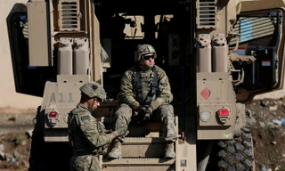 Binh sĩ Mỹ ở Iraq. Ảnh: Reuters