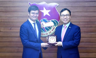 Bí thư thứ nhất T.Ư Đoàn Bùi Quang Huy tiếp Đại sứ đặc mệnh toàn quyền Hàn Quốc tại Việt Nam