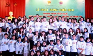 Thanh niên nói không với thuốc lá và thuốc lá điện tử