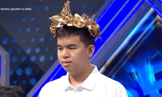 Nam sinh Thái Bình giành vòng nguyệt quế Olympia với điểm số tròn trịa