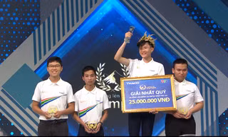 Vũ Quốc Anh giành chiến thắng trận thi Quý 2. Ảnh: FBCT