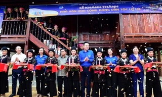 Khánh thành Nhà văn hóa cộng đồng dân tộc Lô Lô ở Cao Bằng