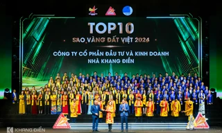 Tập đoàn Khang Điền được vinh danh Top 10 Sao Vàng đất Việt 2024