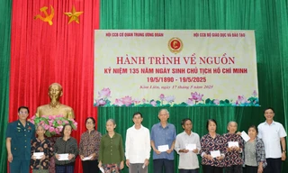 Hội Cựu chiến binh cơ quan T.Ư Đoàn tổ chức hành trình về nguồn tại Nghệ An