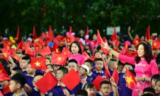 Sắc màu ấn tượng ngày khai giảng năm học mới