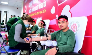 Lan tỏa nghĩa cử cao đẹp Chủ Nhật Đỏ tại Học viện Hậu cần 